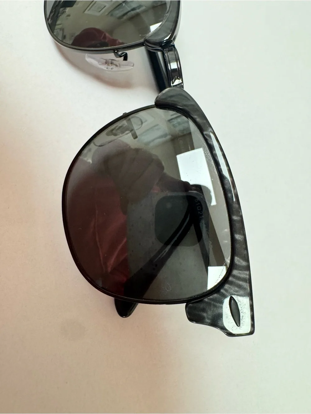 Ray-Ban Women’s Black Frame with Dark Red Lenses Sunglasses